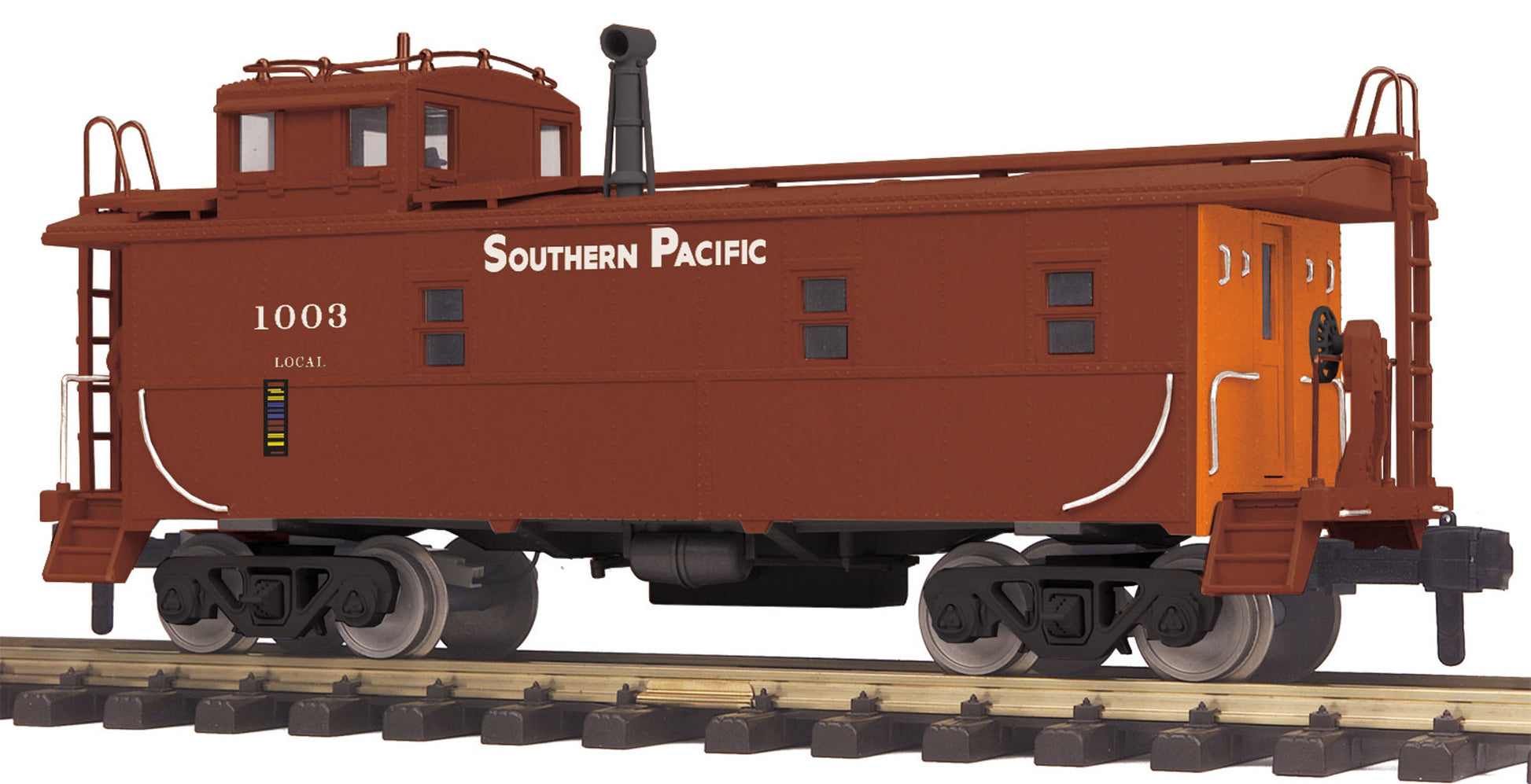 MTH 70-77036 G Southern Pacific Offset Steel Caboose Car #1003