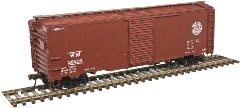 Atlas 20004556 HO Western Maryland TMAN 1937 AAR 40' Box Car Kit #28252