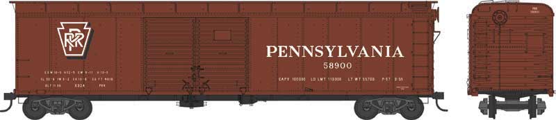 Bowser 41648 HO Pennsylvania Shadow Keystone 4 Door X32 Box Car #58999