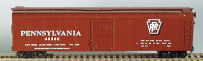 Bowser 41659 HO Pennsylvania Shadow Keystone X32 2 Door Box Car #48580