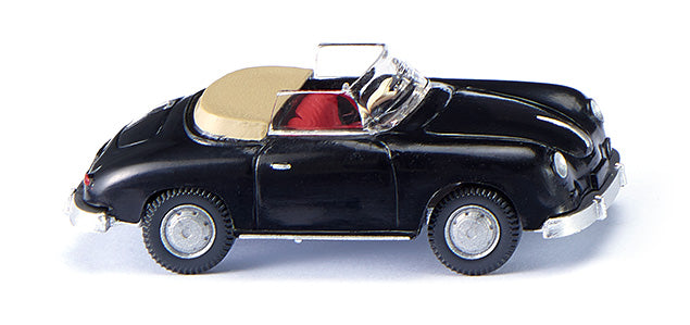 Wiking 016039 HO Porsche 356 Cabrio - Black