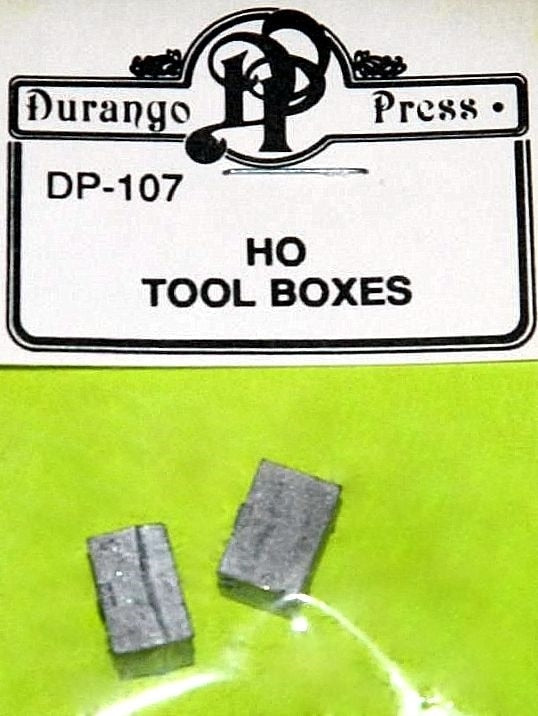 Durango Press 107 HO Large Tool Boxes (Pack of 2)