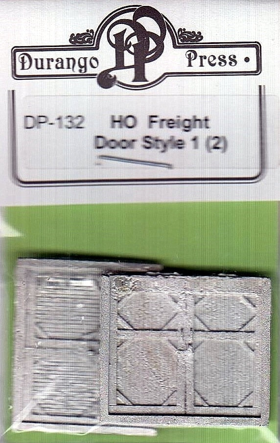 Durango Press 132 HO Freight Door Style 1 (Pack of 2)