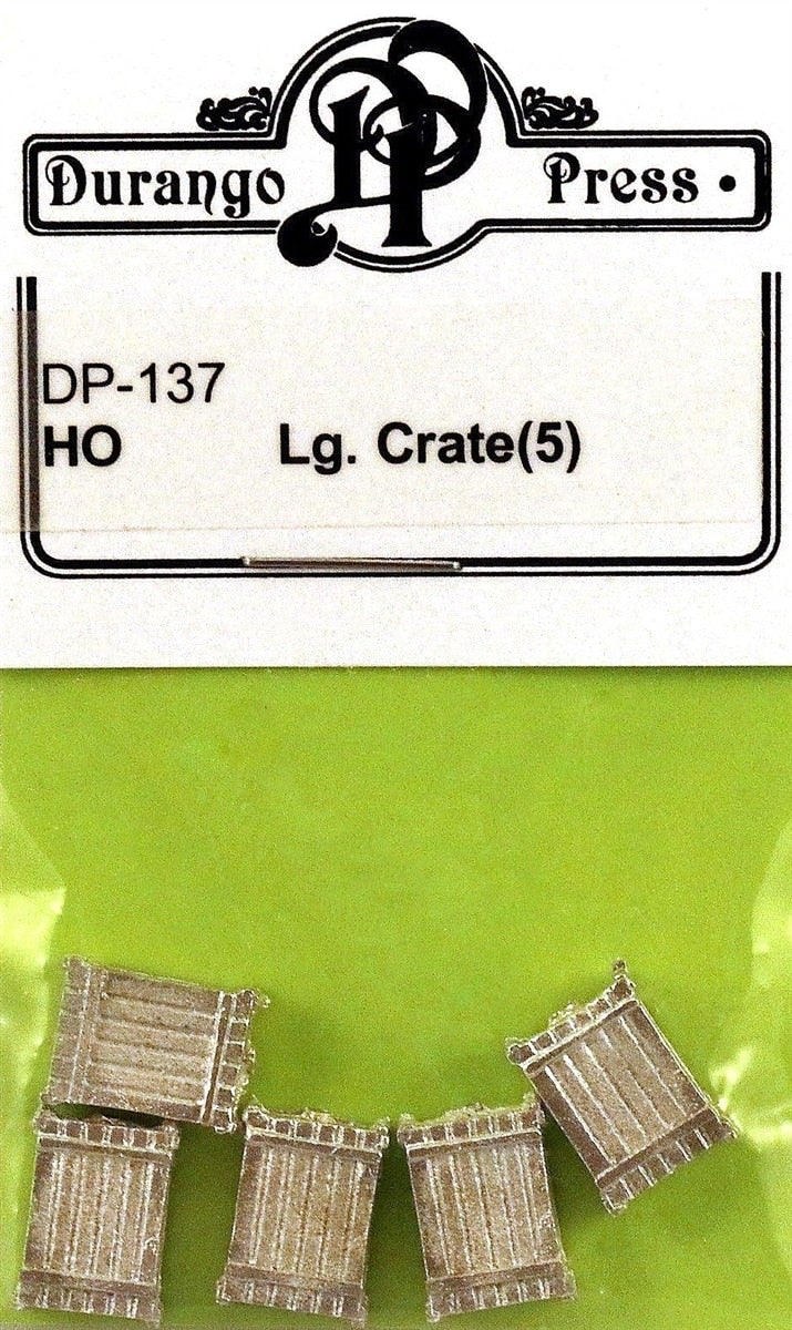 Durango Press 137 HO Large Crates (Pack of 5)