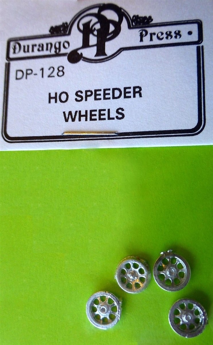 Durango Press 128 HO Speeder Wheels (Pack of 4)