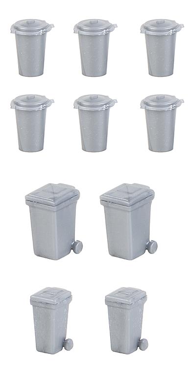 Faller 180905 HO Rubbish Bins (Pack of 10)