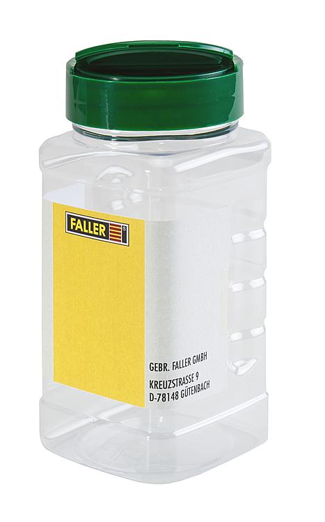 Faller 171700 Empty Shaker Storage Bottle Clear with Blank Label