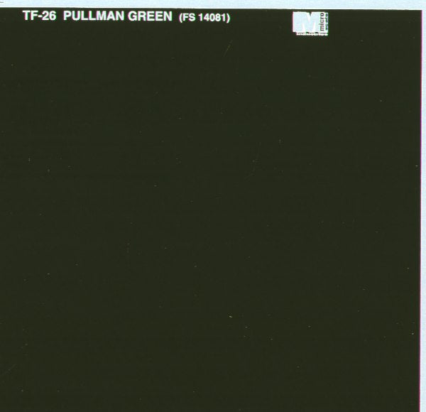 Microscale TF-26 Pullman Green Trim Film WaterSlide Decal