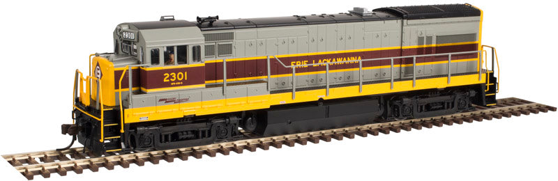 Atlas 10002176 HO Erie Lackawanna 23B Low Nose Diesel Locomotive (Silver) #2301