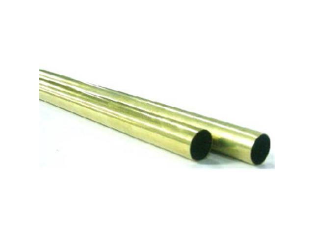 K&S 9111 .014" x 7/16" x 36" Round Brass Tube (Pack of 4)