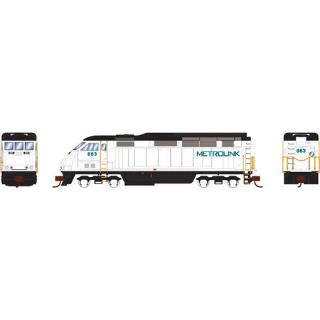 Athearn 6789 N Metrolink F59PHI Diesel Locomotive with DCC and Sound #883