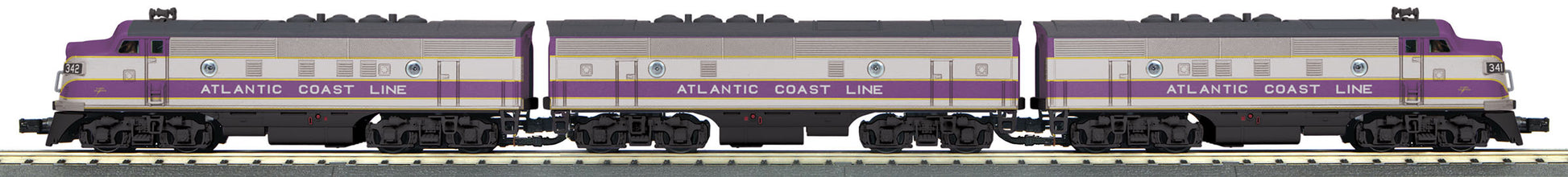 MTH 30-20463-1 Atlantic Coast Line RailKing F3 ABA Diesel Engine #341