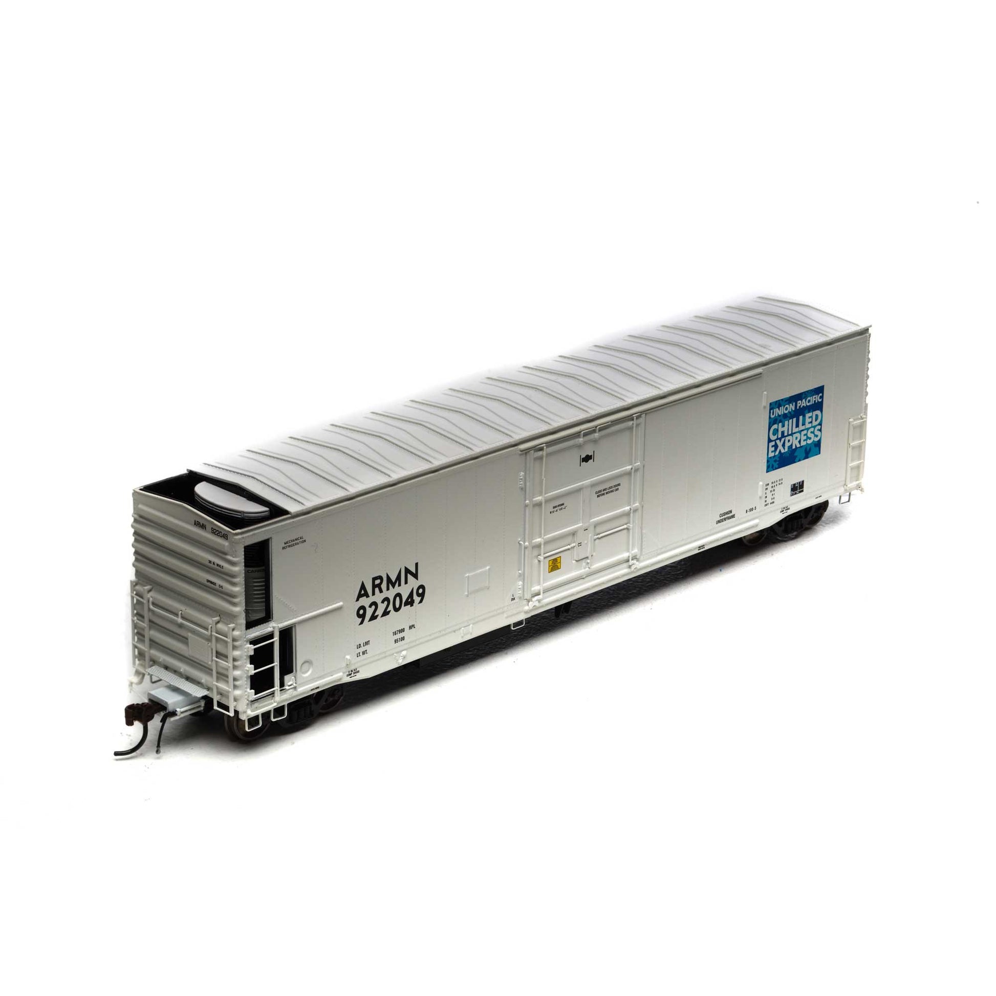 Athearn G63099 HO UP/ARMIN/Chilled 57' Mechanical Reefer Blk Comp #922049