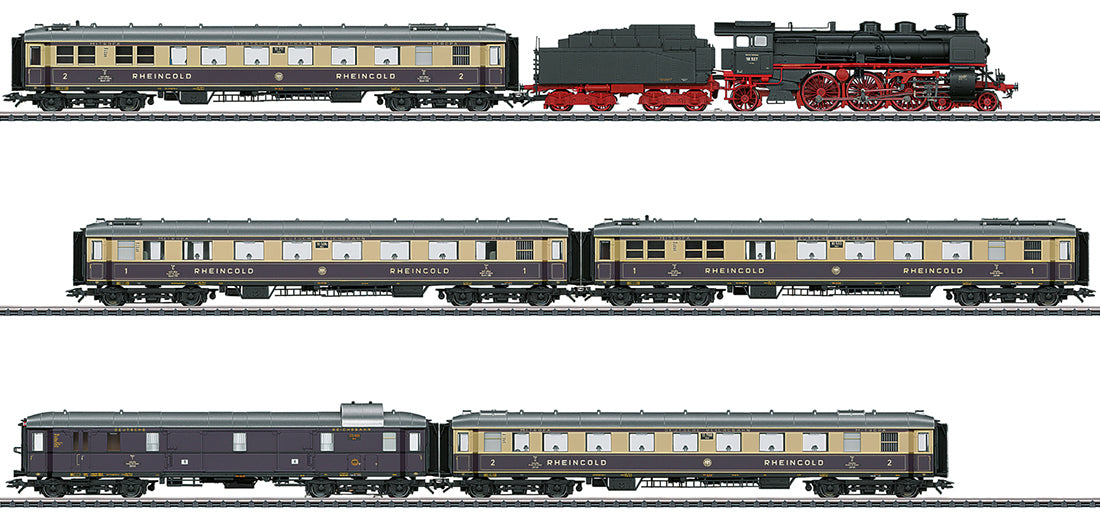 Marklin 26928 1928 Rheingold HO Gauge Steam Train Set
