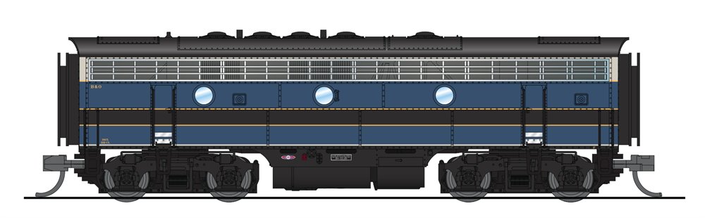 Broadway Limited 3521 N Baltimore & Ohio EMD F7B Diesel Locomotive #182X