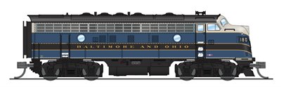 Broadway Limited 3520 N Baltimore & Ohio EMD F7A Diesel Locomotive #182A