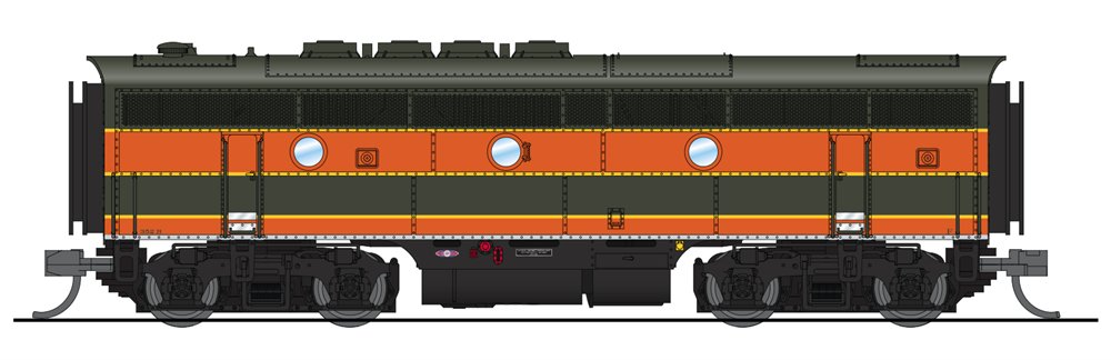 Broadway Limited 3491 N Great Northern EMD F3B Diesel Loco Paragon3 Sound #351B