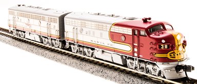 Broadway Limited 3510 N Santa Fe EMD F7 A/B Warbonnet Scheme A-unit #38L/38A