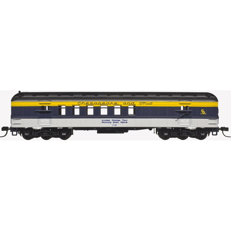 Atlas 50003774 N Chesapeake and Ohio Trainman ACF 60' RPO Car #109
