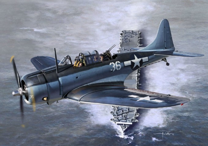 Academy 12329 1:48 USN SBD-5 Battle of the Philippine Sea Aircraft Plastic Kit