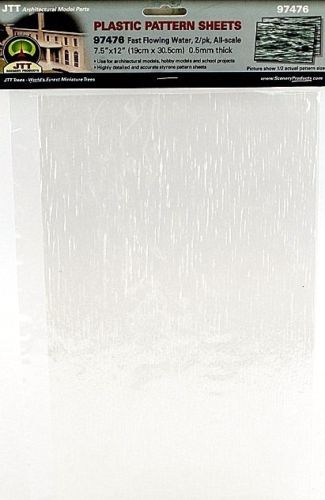 JTT Scenery Products 97476 30mm Fast Flowing Water (Pack of 2)