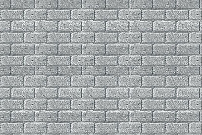 JTT Scenery Products 97426 O 7.5"x12" Concrete Block Sheet (Pack of 2)