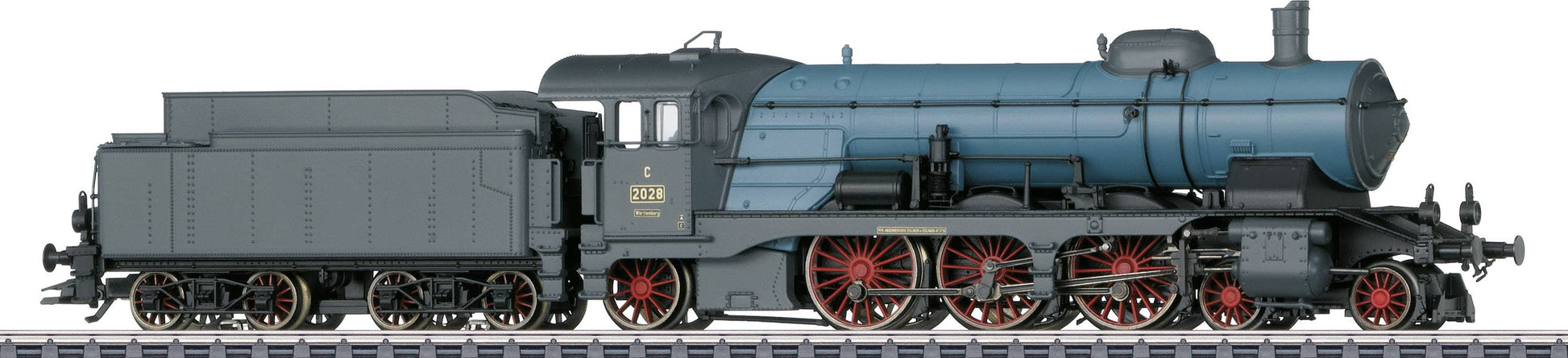 Marklin 37118 HO Royal Württemberg State Railways Class C Express Steam #2028