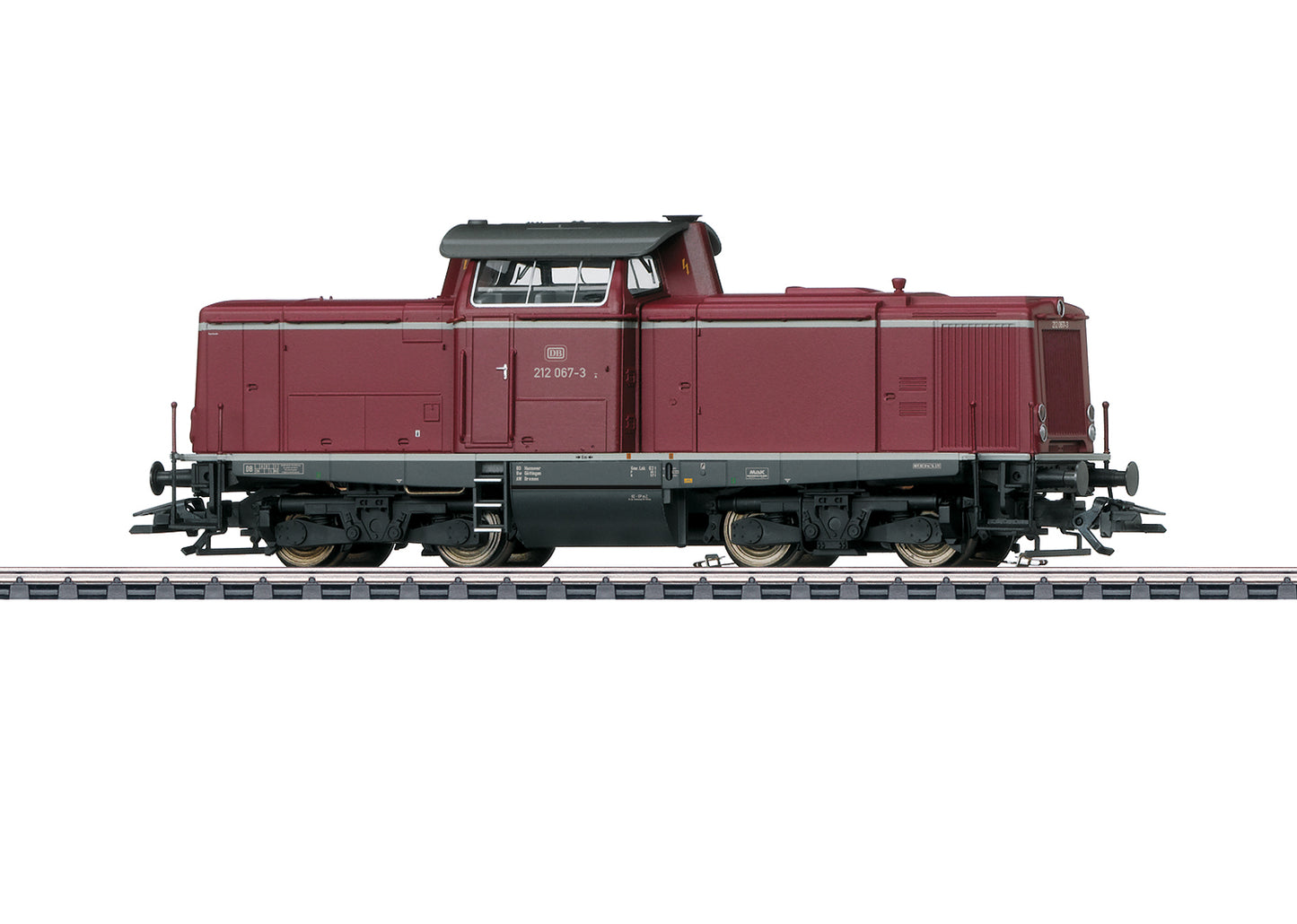 Marklin 37009 HO German Federal Railroad Class 212 Diesel Locomotive #212067-3
