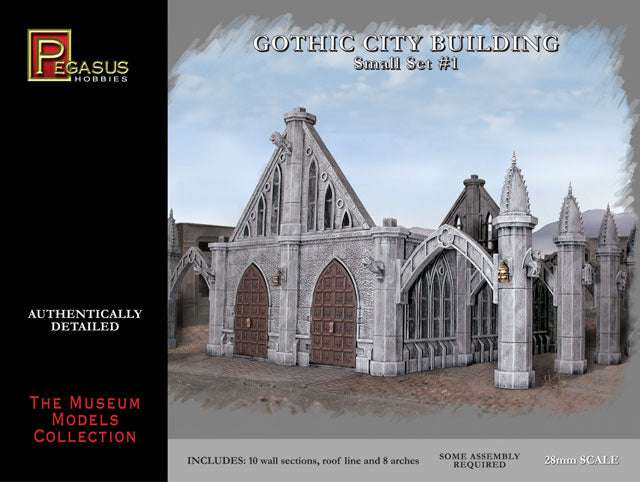 Pegasus Hobby 4924 28mm Gothic City Building Small Set #1