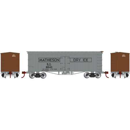 Athearn 11554 N Mathieson Dry Ice 36' Old Time Wood Reefer #8840 Freight Car
