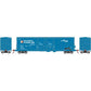 Athearn 67435 HO USLX RTR 50' Evans Ex-DW DD Plug Box #13030
