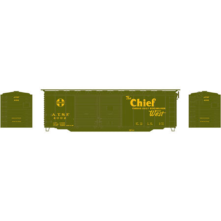 Athearn 72615 HO Santa Fe 40' Express Boxcar #4092 - RTR