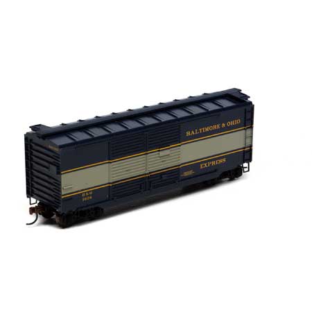 Athearn 72617 HO Baltimore & Ohio 40' Express Boxcar #1606 - RTR