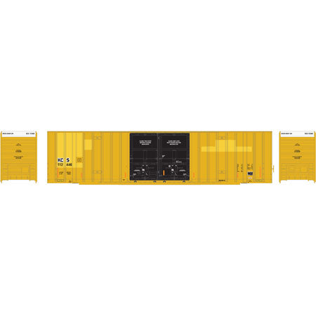 Athearn 75067 HO KCS RTR 60' Gunderson DD Hi-Cube Box #112446