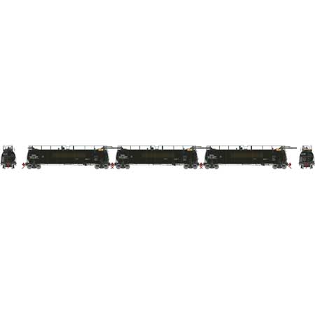 Athearn G67905 HO GATX/P-TT-L TankTrain Intermediate #1 (3)