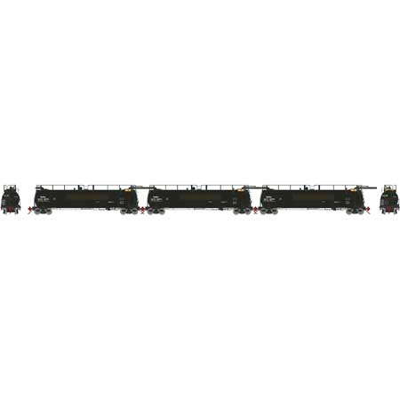 Athearn G67907 HO GATX/P-TT-L TankTrain Intermediate #3 (3)
