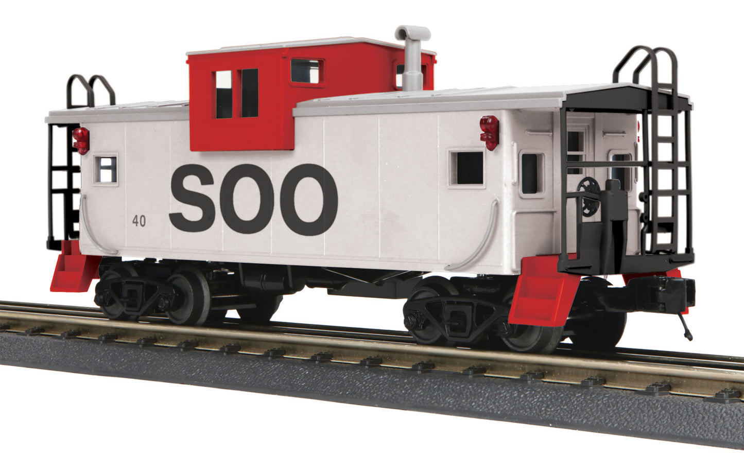 MTH 30-77330 O SOO Line Extended Vision Caboose #40