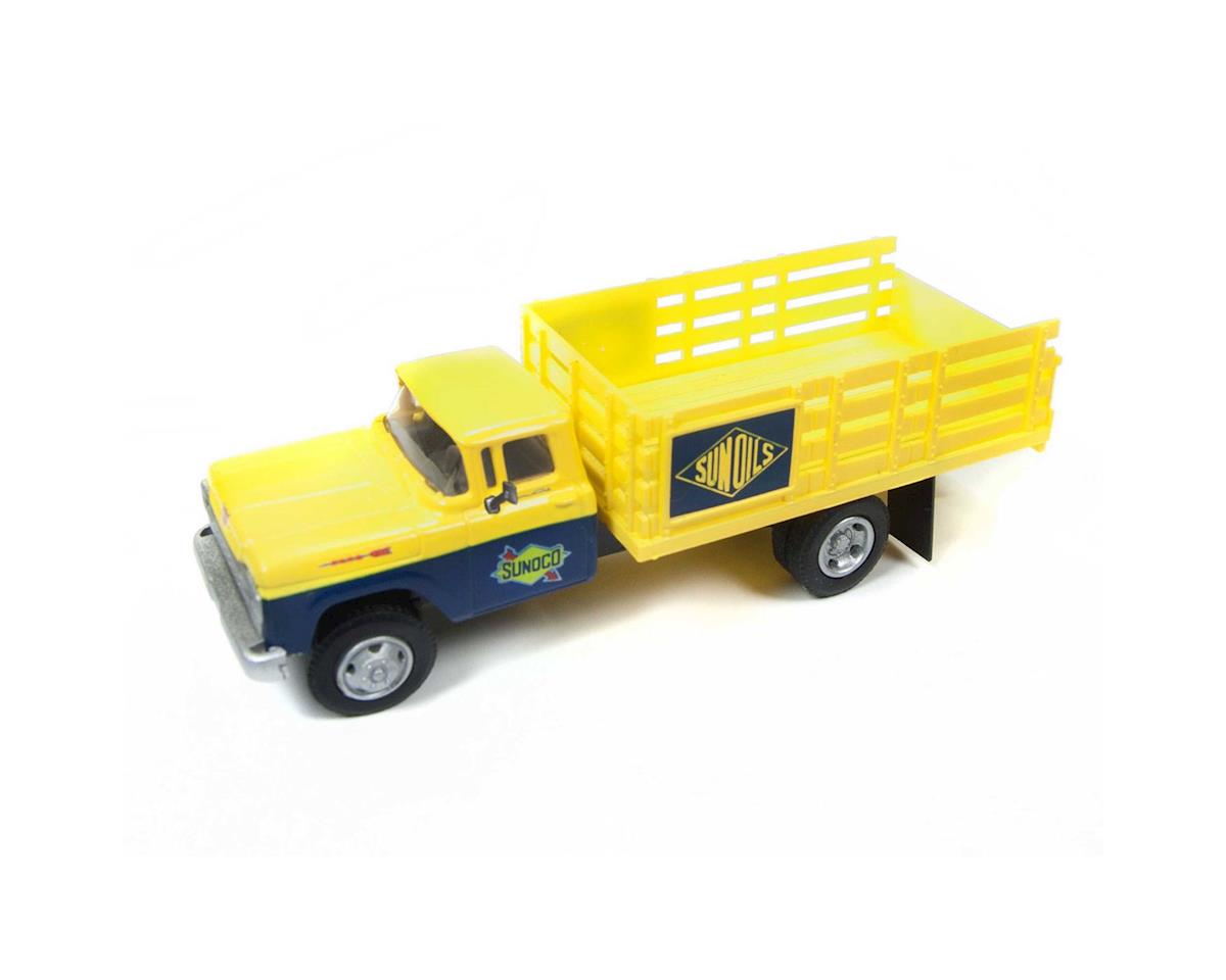Classic Metal Works 30512 HO Mini Metals Sunoco 1960 Ford Stake Bed Truck