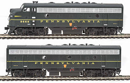 Walthers 910-9908 HO Pennsylvania EMD F7A-B Diesel Loco Standard DC #9668/#9668B