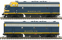 Walthers 19901 HO Santa Fe F7A-B with Sound #254L and 254A