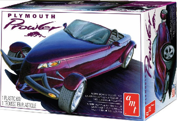 AMT 1083 1:25 1997 Plymouth Prowler with Trailer Model Car Kit