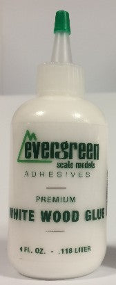 Evergreen Scale Models 83 Premium White Wood Glue - 4 oz. Bottle