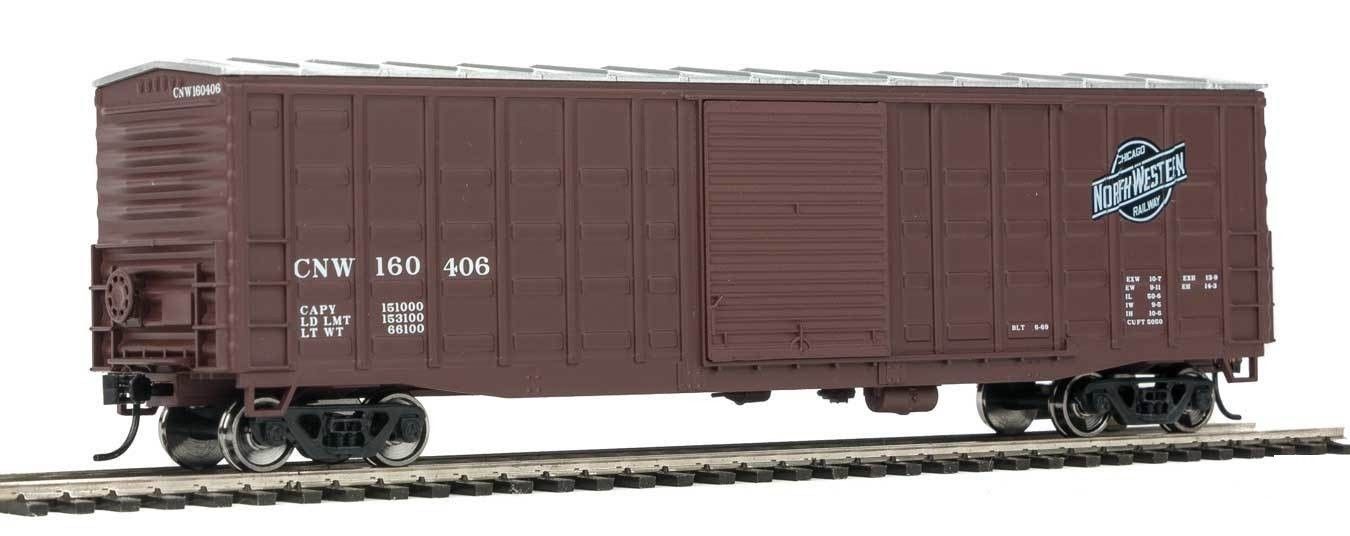 Walthers 910-2323 HO Chicago & North Western 50' Waffle-Side Boxcar #160406