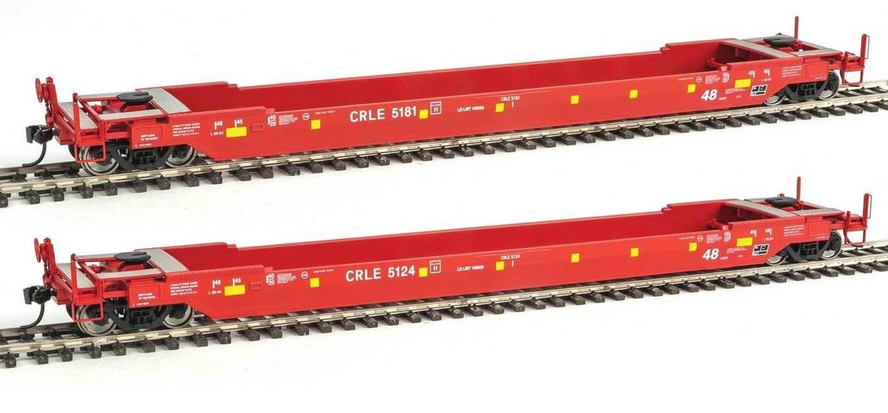 Walthers 920-109205 HO Coe Rail, Inc. Gunderson 48' Well Car CRLE #5124, #5181