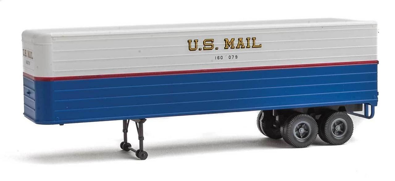 Walthers 949-2426 HO US Mail 35' Fluted-Side Trailer (Set of 2)