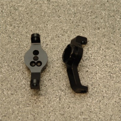 ST Racing Concepts ST8232BR CNC Brase Front Axle Caster Blocks for TRX-4 Black