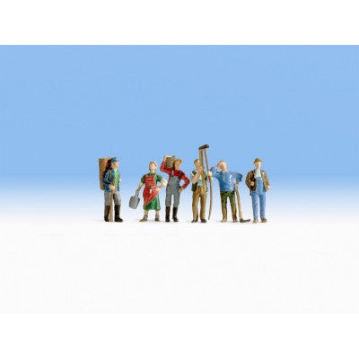 Noch 15614 HO Wine Growers Figures (Set of 6)