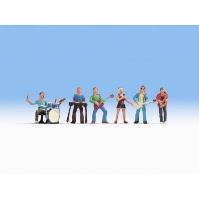 Noch 15839 HO Rock Band Figures (Set of 8)