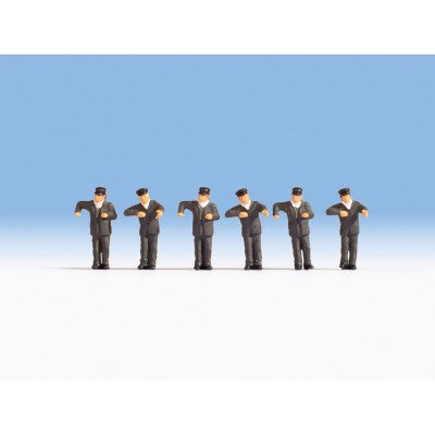Noch 36281 N Engine Drivers Steam Locomotive Figures (Set of 6)