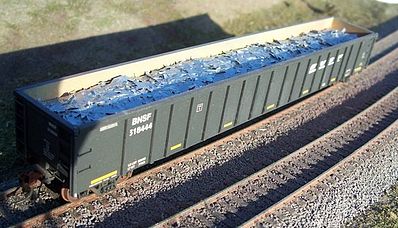 Motrak Models 81506 HO ExactRail 3267 Gondola Scrap Aluminum Load